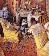 Edouard Vuillard Moruisifu and her son oil painting